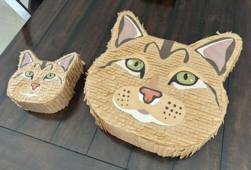 Tabby Kitty Cat  | Small And Regular Size Piñatas | Birthday Party Pinatas