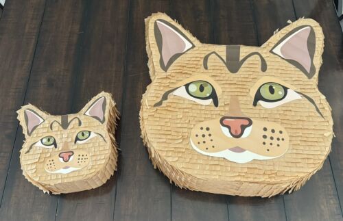 Tabby Kitty Cat  | Small And Regular Size Piñatas | Birthday Party Pinatas