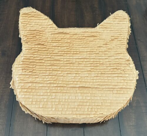 Tabby Kitty Cat, Light Brown | 17” Piñata | Birthday Party Pinata