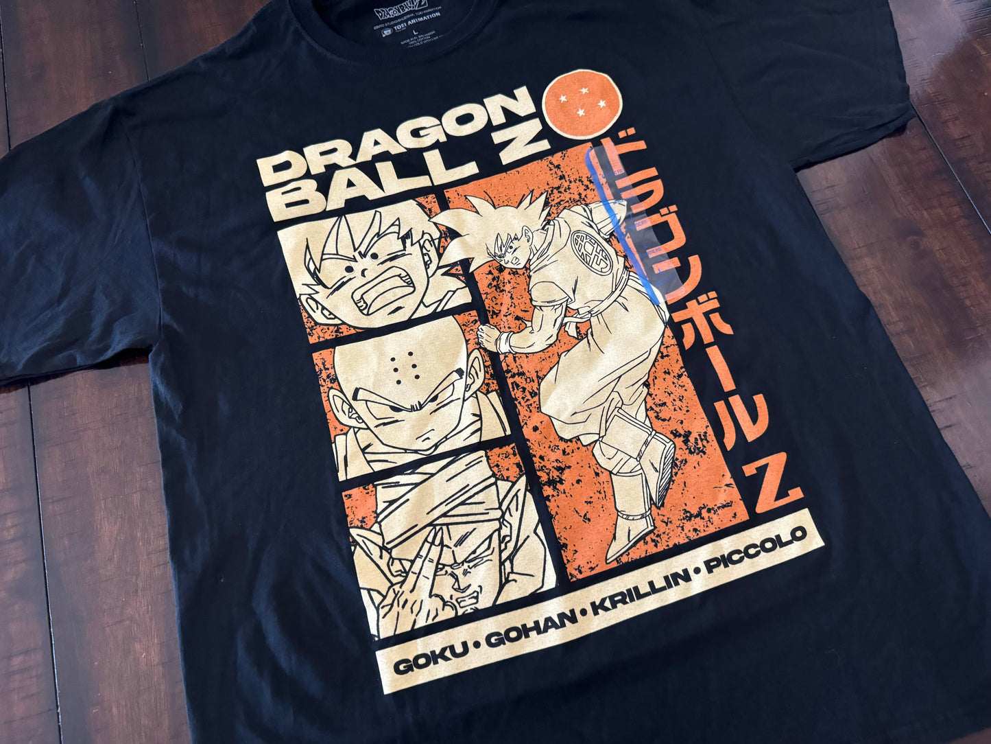 DRAGON BALL Z DBZ Goku Krillin Piccolo T-Shirt | Men’s Size Dragonball Z