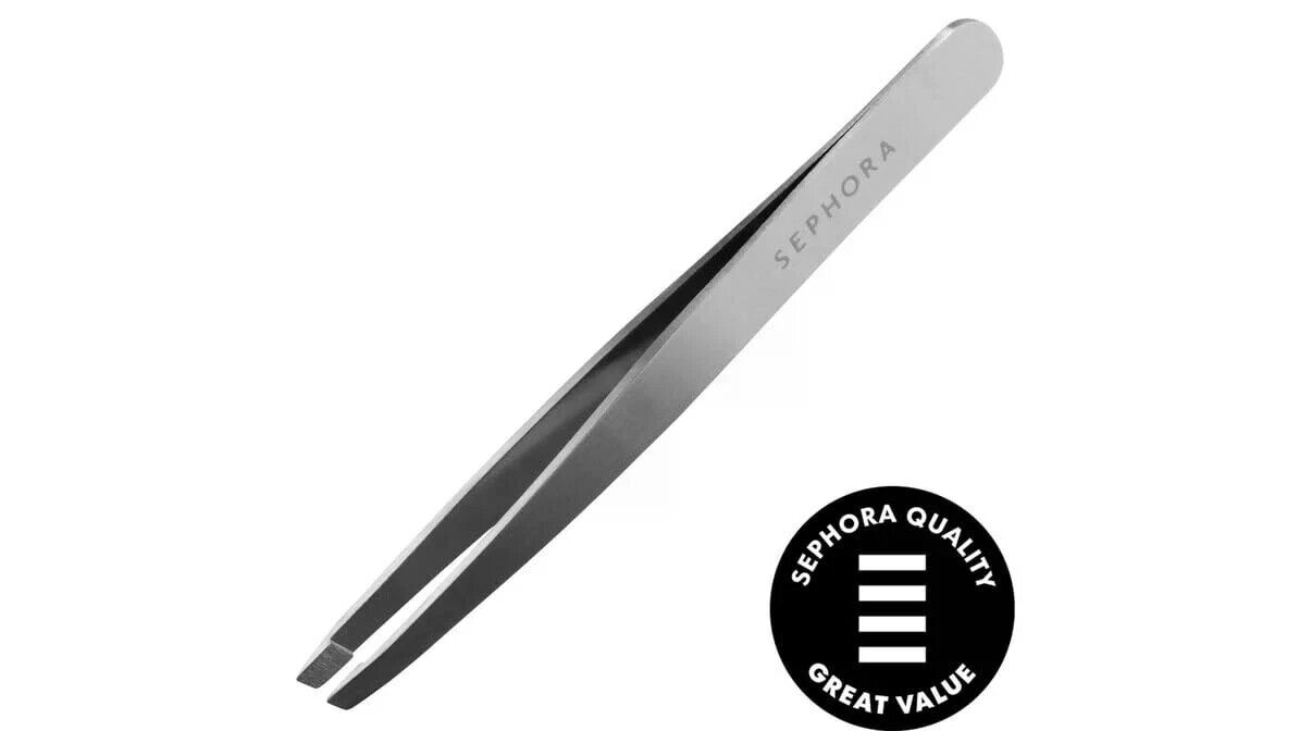 SEPHORA COLLECTION Slant Tweezer Tweezers | NEW IN BOX | Stainless-Steel