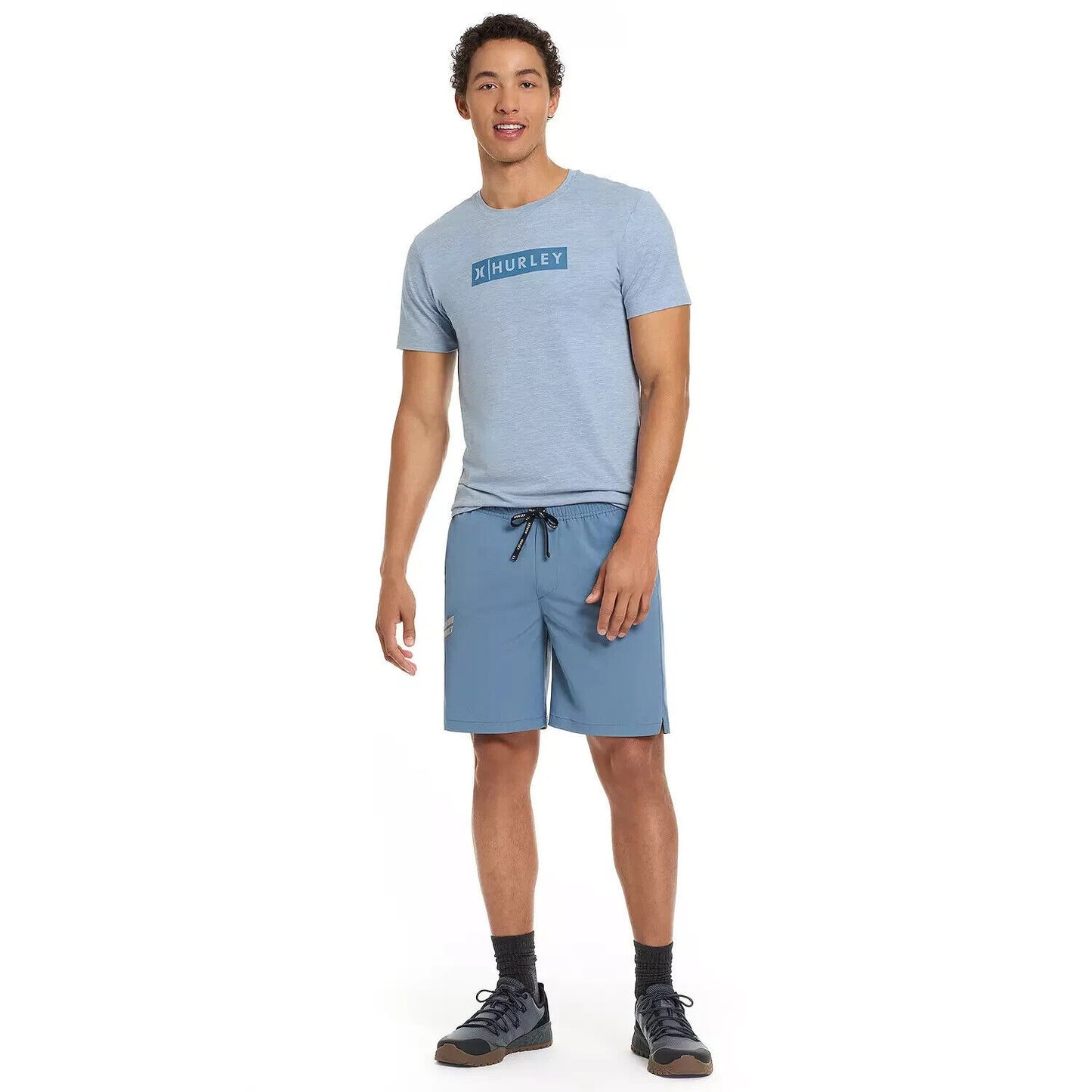 Hurley Performance Workout Shorts 7" | Men’s Size, Hypnotic Blue Official