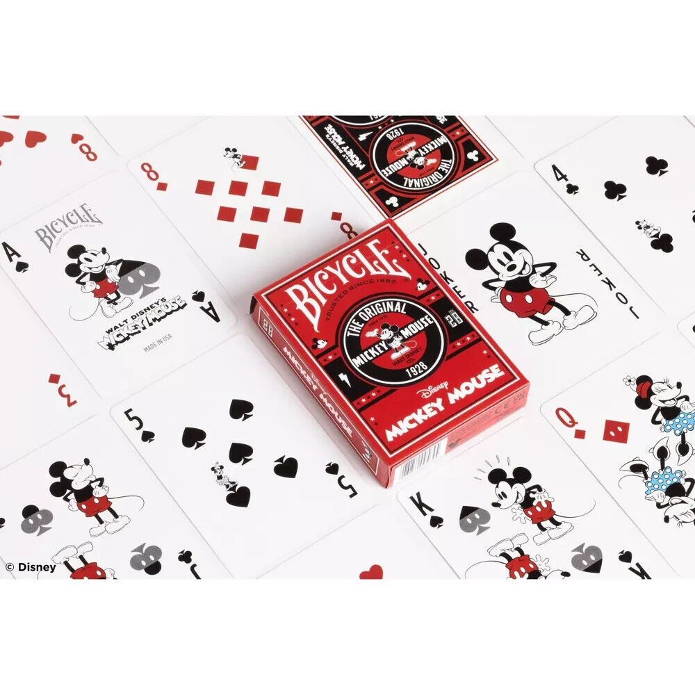 Classic Mickey Mouse Playing Cards Disney Official Bicycle Card Deck