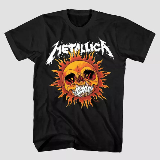 Metallica Short Sleeve Graphic Men's Size T-Shirt Black | Official Band Tee