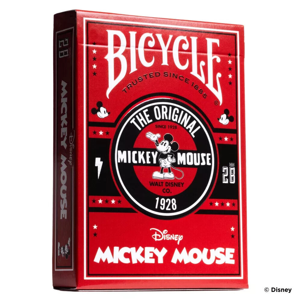 Classic Mickey Mouse Playing Cards Disney Official Bicycle Card Deck