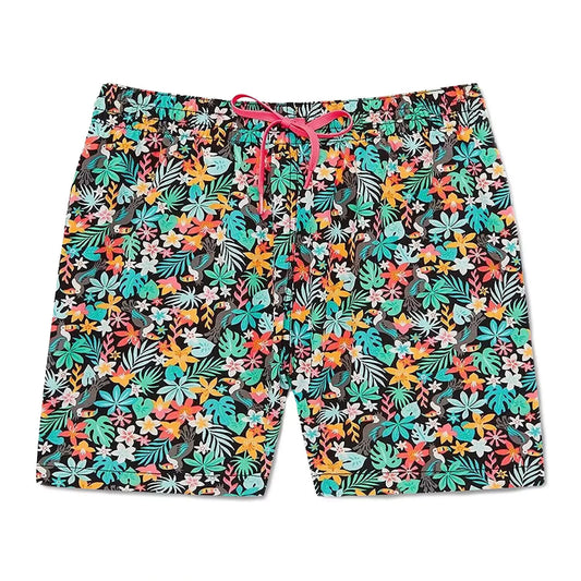 Chubbies Classic Swimming Shorts Floral Print 5.5" Inseam Swim Trunks