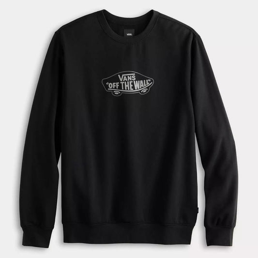 Men's Vans® Fleece Crewneck Graphic Sweatshirt | Size: LARGE Color: Black