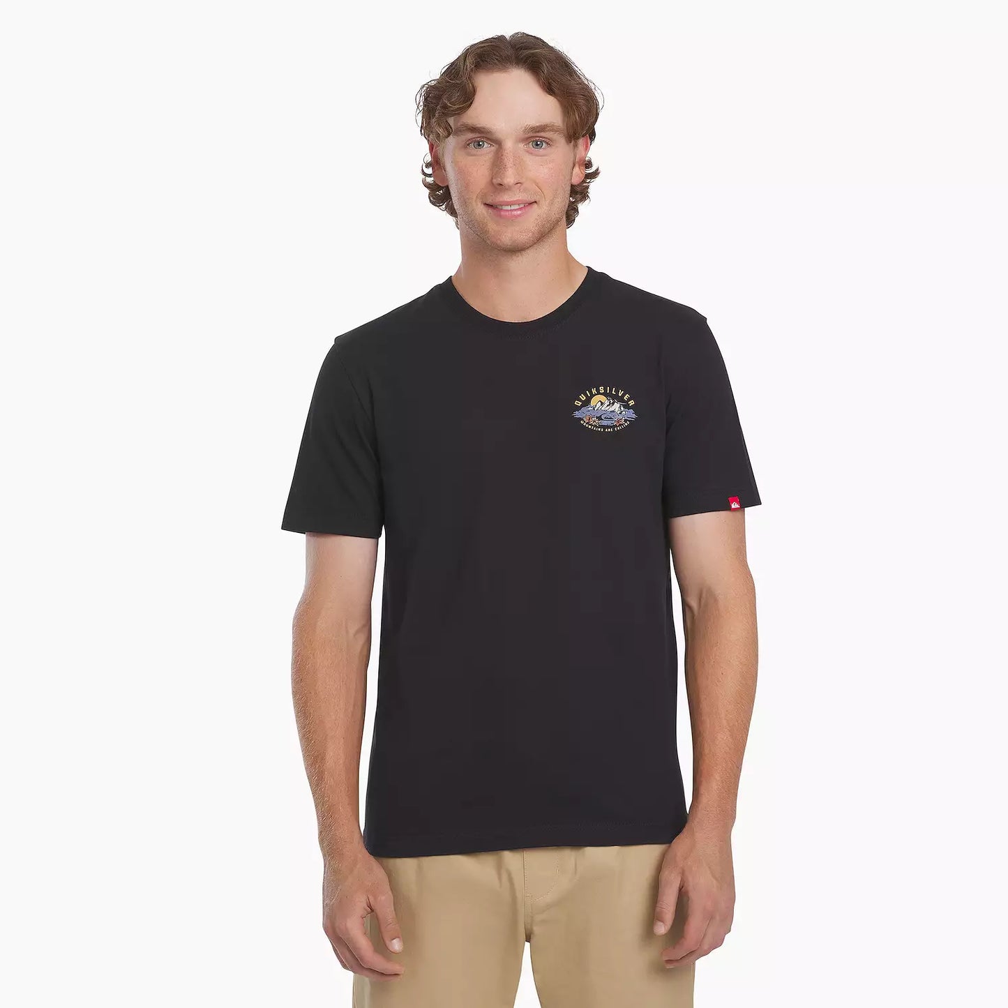 Quiksilver Black Wave Graphic T-Shirt | Men’s Shortsleeve Shirt