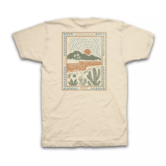 Reef Cream Graphic T-Shirt | Men’s Shortsleeve Shirt | Official