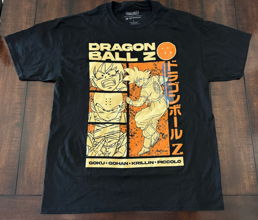 DRAGON BALL Z DBZ Goku Krillin Piccolo T-Shirt | Men’s Size Dragonball Z