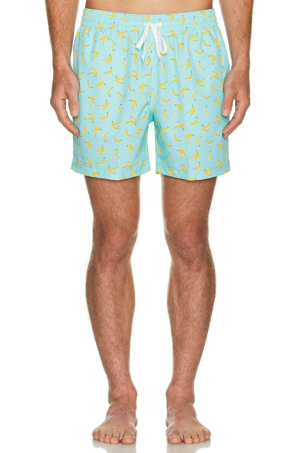 Chubbies Classic Swimming Shorts Mint Green Bananas 5.5 Inseam Swim Trunks