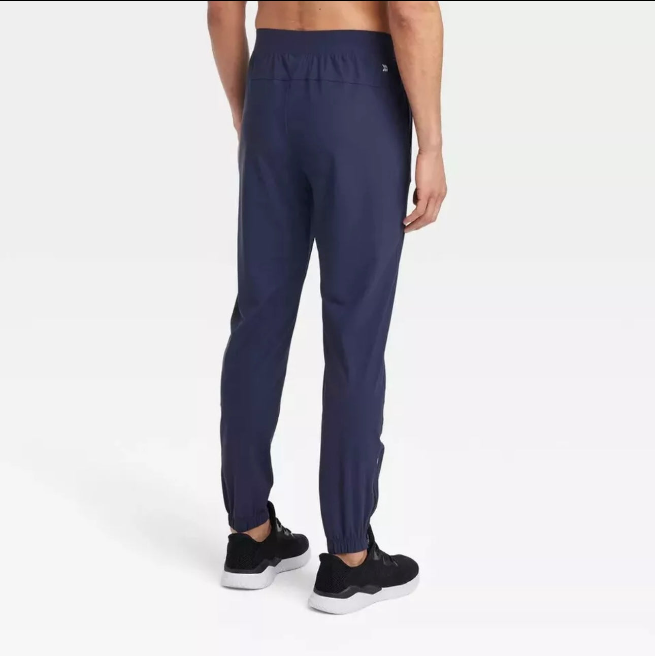 All In Motion Men's Tricot Jogger Running Pants - Color (NAVY BLUE)