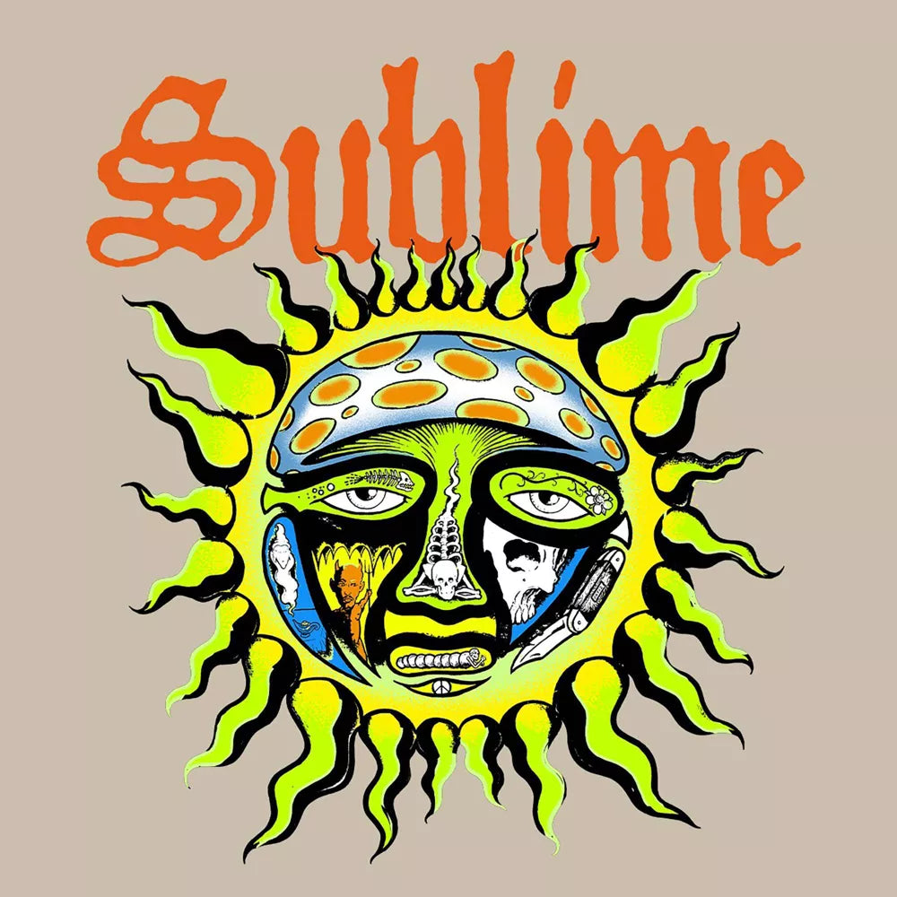 Men's Sublime Short Sleeve Graphic T-Shirt, Tan | Official Band Tee