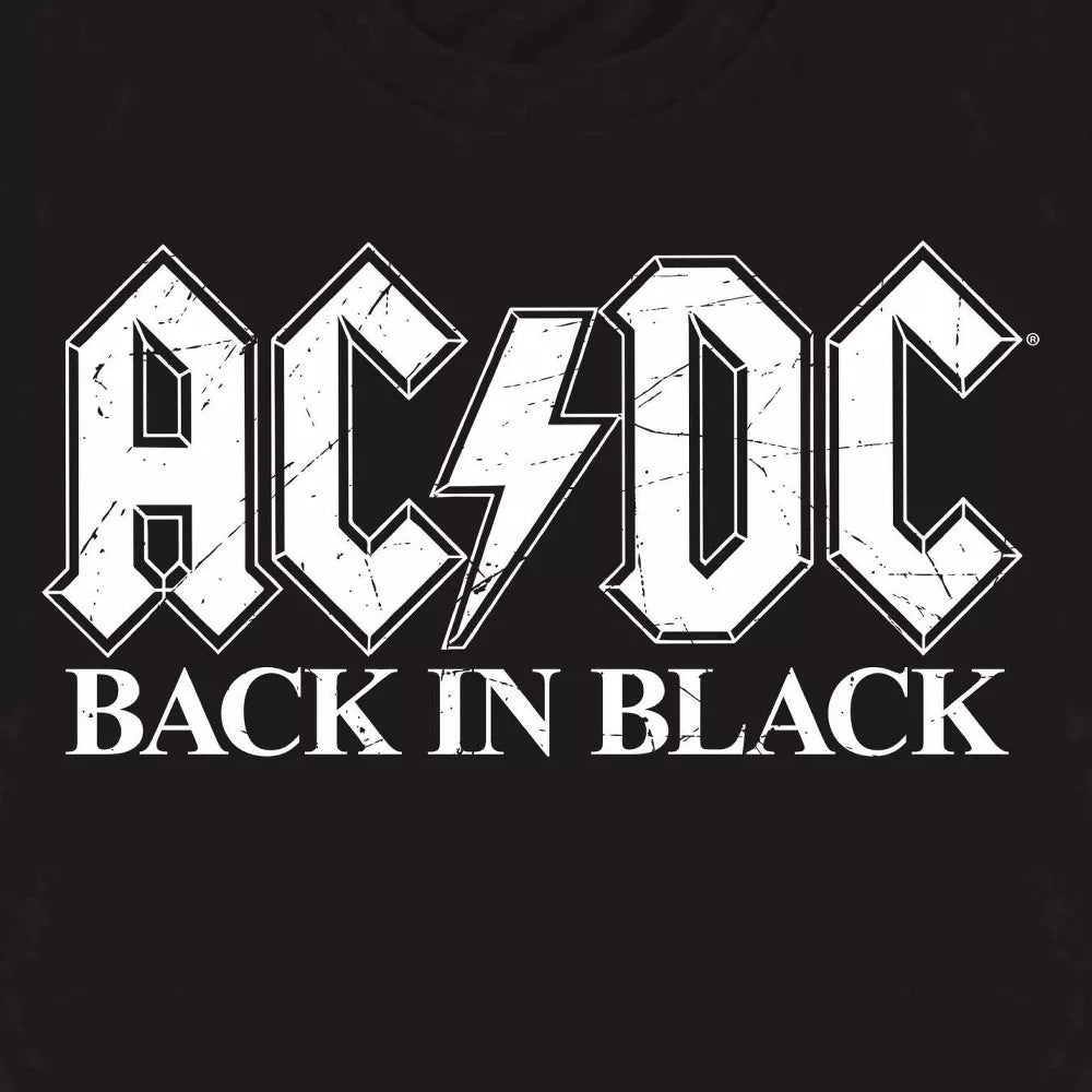 Men's ACDC Epic Rights Back In Black Graphic T-Shirt | Official