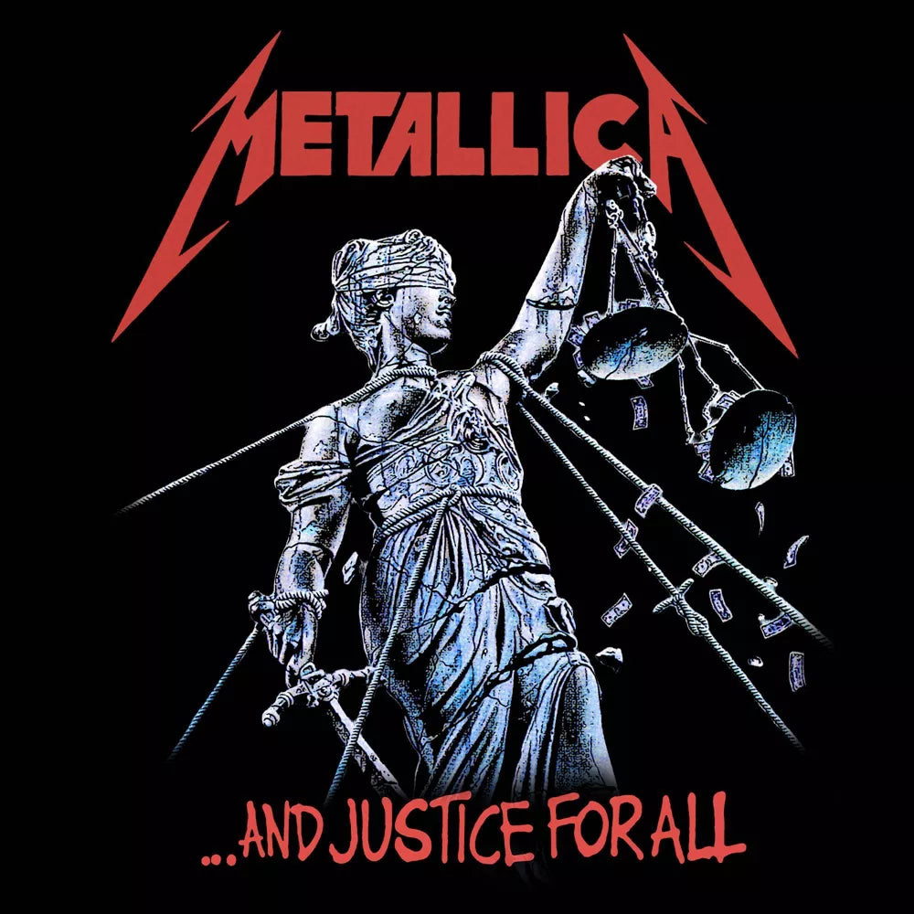 Metallica Justice Short Sleeve Graphic Men's Size T-Shirt Black | Official Band Tee