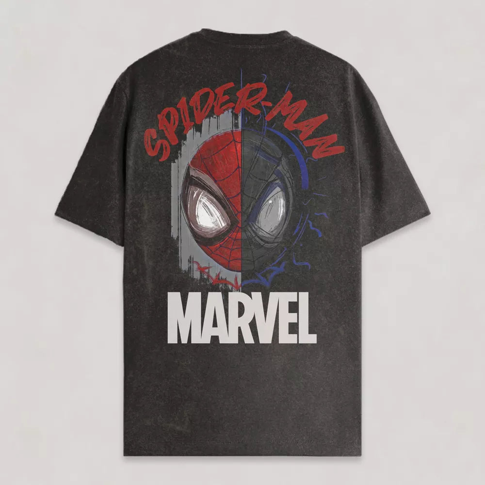 Men's Marvel Nikkolas Smith Spider-Man Short Sleeve Graphic T-Shirt - Black